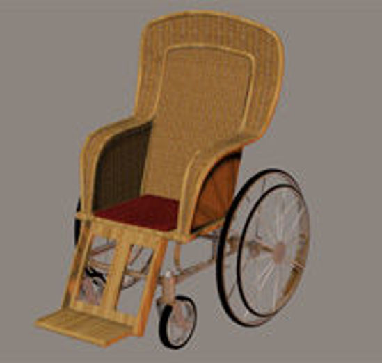 Picture of Victorian Wheelchair Model with Movements