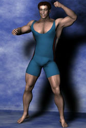 Wrestling suit for Mike 2