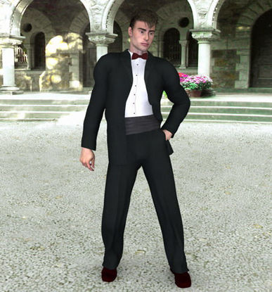 Picture of Michael 3's dinner suit
