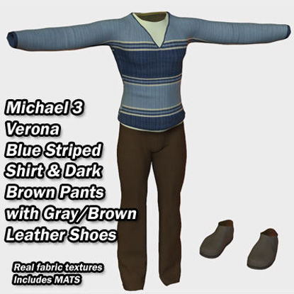 Picture of Michael 3 Blue and Brown Verona