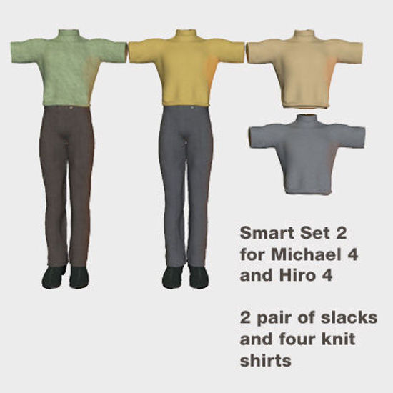 Picture of Smart Set 1 Clothing Textures - 4 Shirts - 2 Slacks