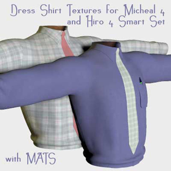 Picture of Smart Set Dress Shirt Textures for Michael and Hiro 4