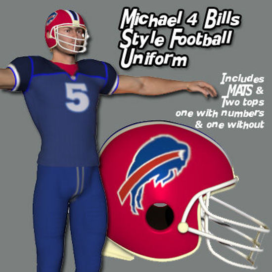Picture of Michael 4 Bills Style Football Uniform