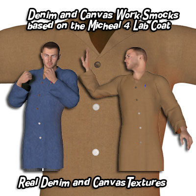 canvas lab coat