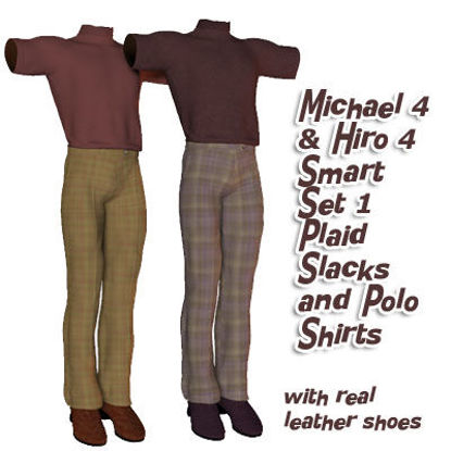 Picture of Michael 4 & Hiro 4 Smart Set 1 Plaids