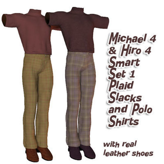 Picture of Michael 4 & Hiro 4 Smart Set 1 Plaids