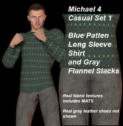 Picture of Blue and Gray Casual Set 1 for Michael 4