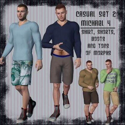 Picture of Casual set 2 for Michael 4 - M4Casual2BBootFIX