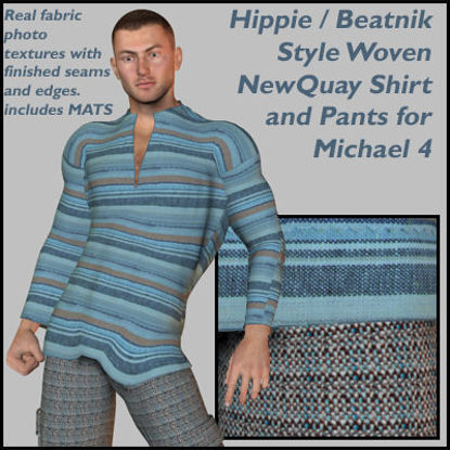 Picture of Hippie / Beatnik Style Woven Newquay Outfit for Michael 4