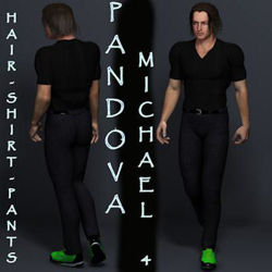 Padova Pants and Boiler Suit Boots (Matching) for DAZ Michael 4