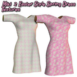 Miki 2 Easter Style Spring Dress Textures