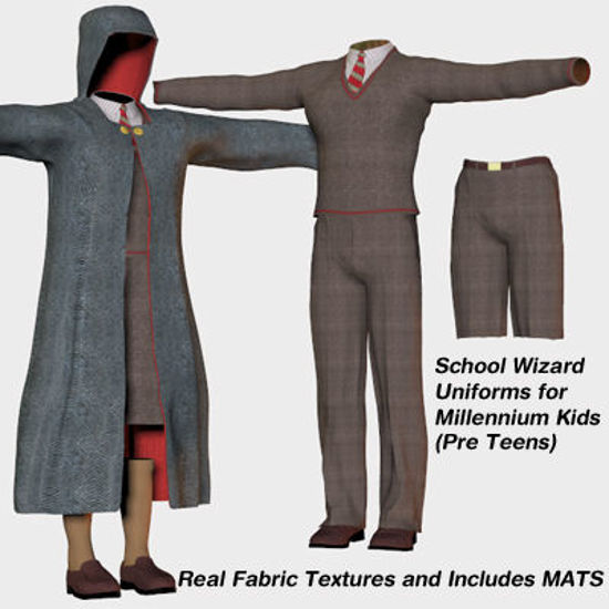Picture of School Wizard 2 Outfits for Millennium Pre-Teen Kids