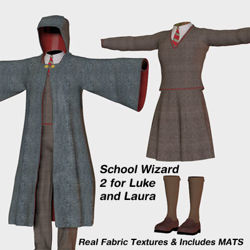 School Wizard 2 Outfits for Luke and Laura