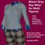 Picture of Gray and Plaid Miami Day Wear - Material Pack Add-On for Miami Day Wear