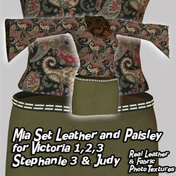 Mia Dynamic Leather and Paisley for Multiple Figures - Judy