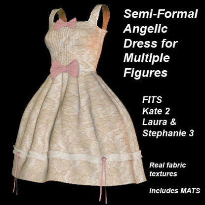 Picture of Semi Formal Angelic Dress for Multiple Figures - SFAngelicMulti