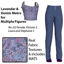 Picture of Lavender Paisley and Denim for Multiple Figures - G2F