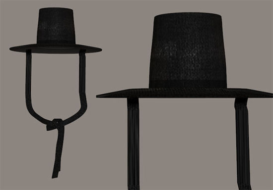 Picture of Ancient Korean Gat Hat Model