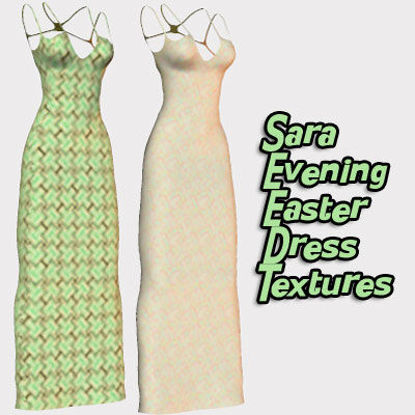 Picture of Sara Evening Dress Easter Style Dress Textures