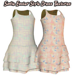 Sadie Easter Style Ra Ra Dress Textures