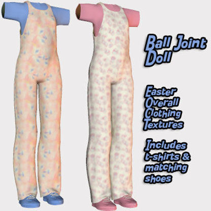 Picture of Ball Joint Doll Easter Overall Clothing Textures