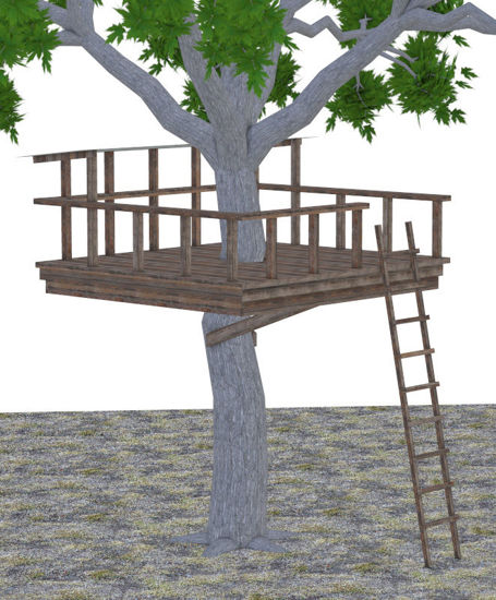Picture of Kid's Tree Fort Model