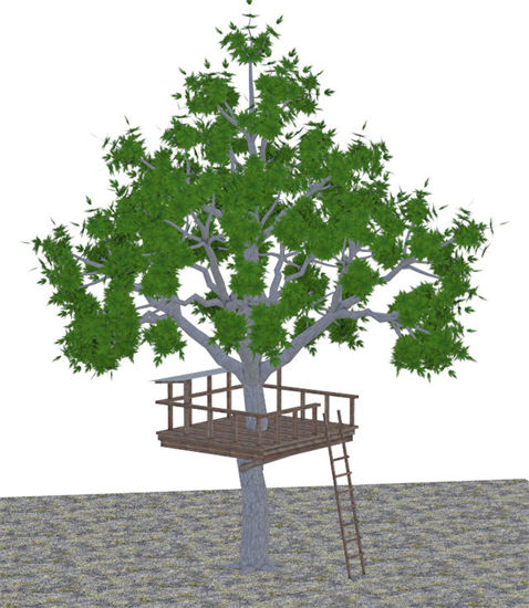 Picture of Kid's Tree Fort Model