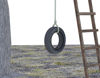 Picture of Tire Swing Add-on Model for Kids Tree Fort Model