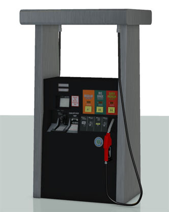 Picture of Gas Station Fuel Pump Model