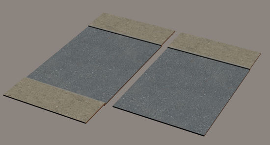 Picture of Modular Street and Sidewalk Section Models