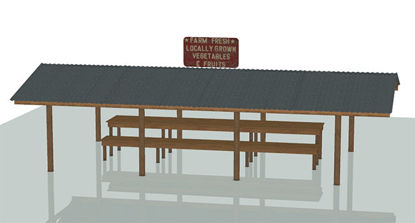 Picture of Standalone Produce Stand Model