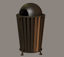 Picture of City Street Trash Receptacle Model