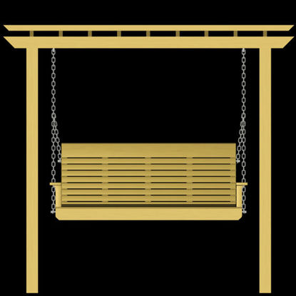 Picture of Outdoor Wooden Trellis and Swing Prop