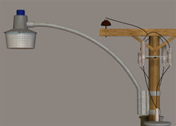 Streetlight Model for Utility Pole Model Set