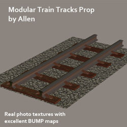 Modular Train Tracks Prop