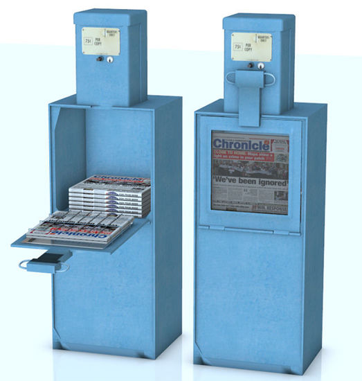 Picture of Newspaper Dispenser Model