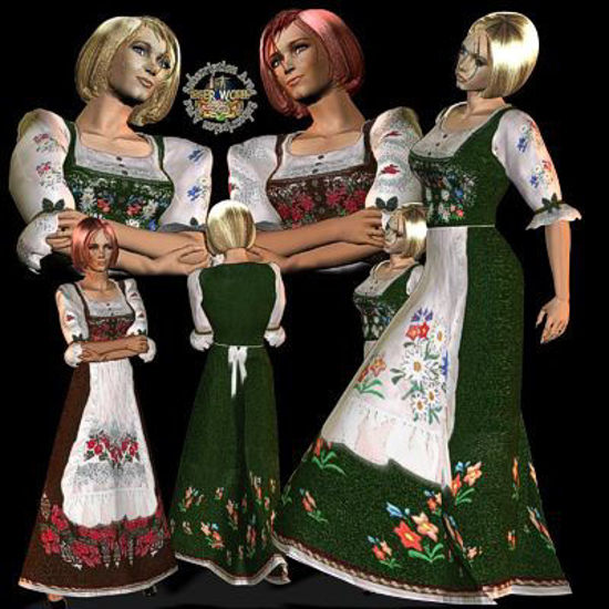 Picture of Bavarian Dirndl for P4 woman