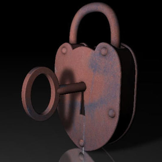 Picture of Posable lock key figure