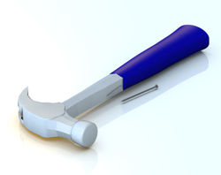 Hammer and Nail Tool Props
