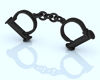 Picture of Old West Sheriff's Handcuffs Prop