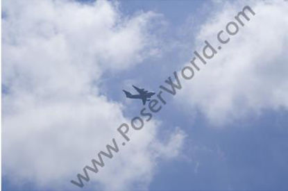 Picture of Jet and Sky Photo Background