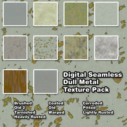 Picture of Digital Seamless Dull Metal Texture Pack