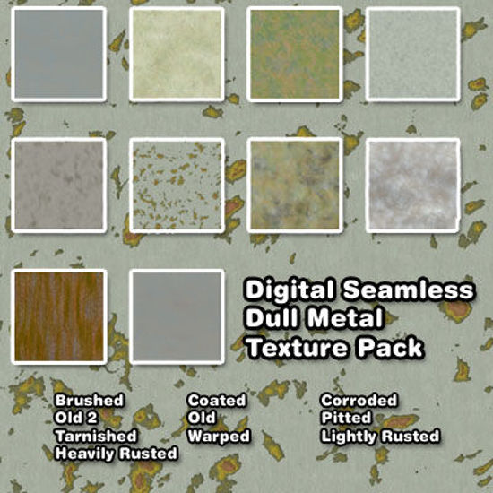 Picture of Digital Seamless Dull Metal Texture Pack