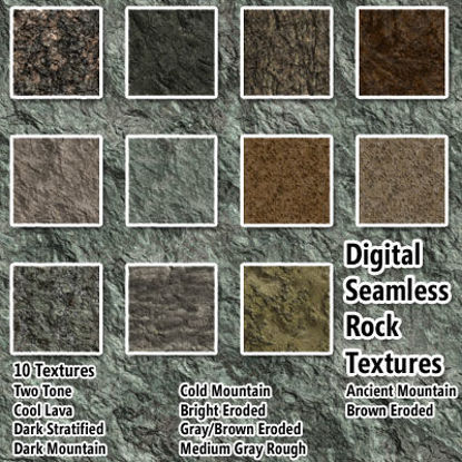 Picture of Digital Seamless Rock Texture Pack