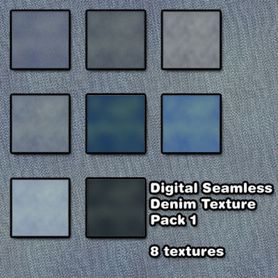 Picture of Seamless Digital Denim Fabric Texture Pack 1