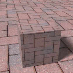 Seamless Red Brick Pavers - 872x1701