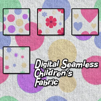 Picture of Digital Seamless Children's Print Fabric