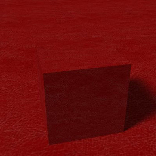 Picture of Seamless Red Leather Photo Texture - 320x418