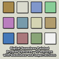 Seamless Digital Painted Drywall Textures