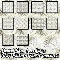 Digital Seamless Light Gray Pattern Fabric Textures